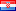 Hrvatski (Hrvatska) language flag